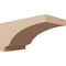 Ekena Millwork 10"W x 20"D x 10"H Wide Moab Rough Cedar Woodgrain TimberThane Corbel, Primed Tan CORUR10X20X10MOARCPR - alternate 1
